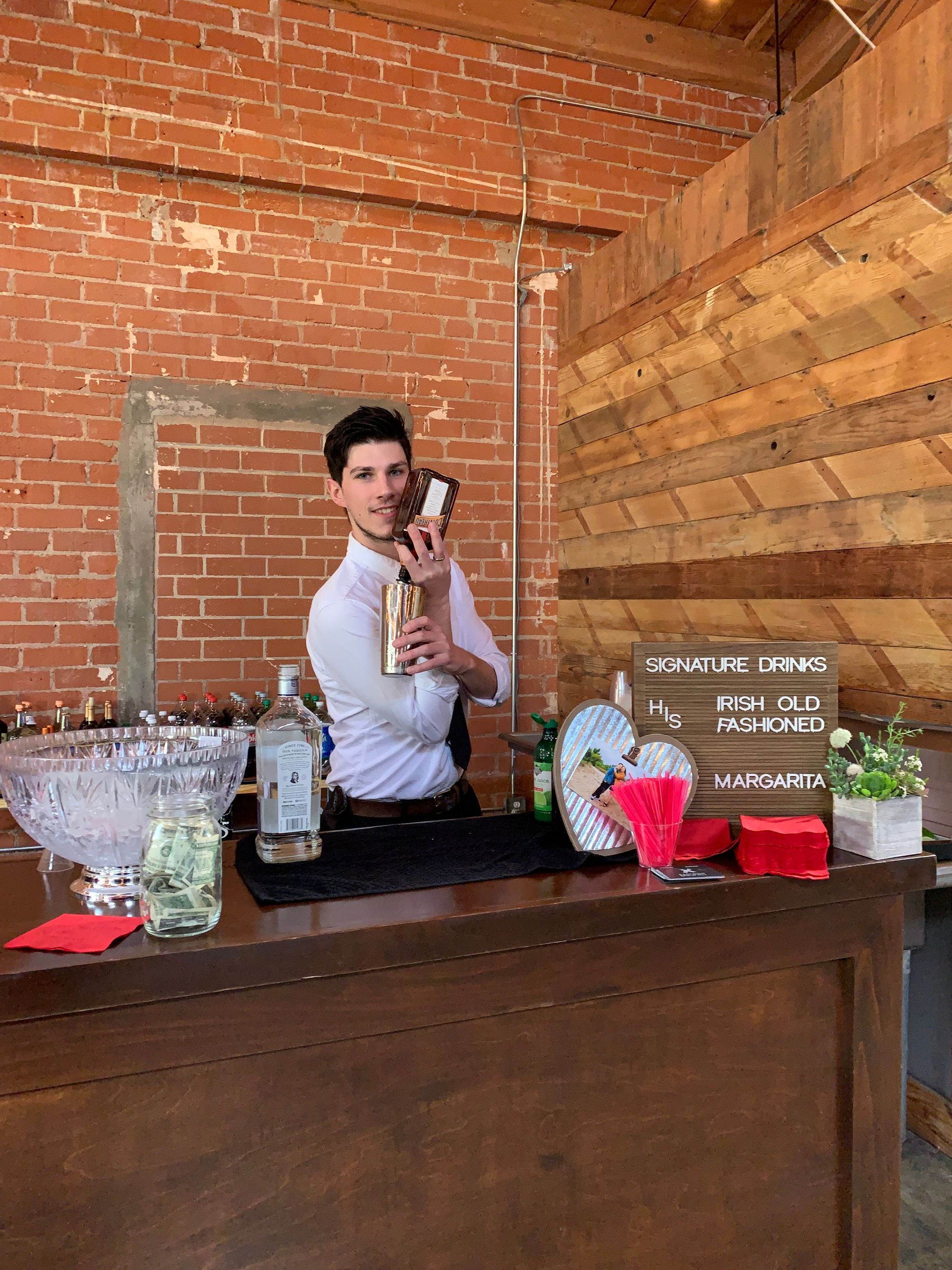 Bartending at weddings