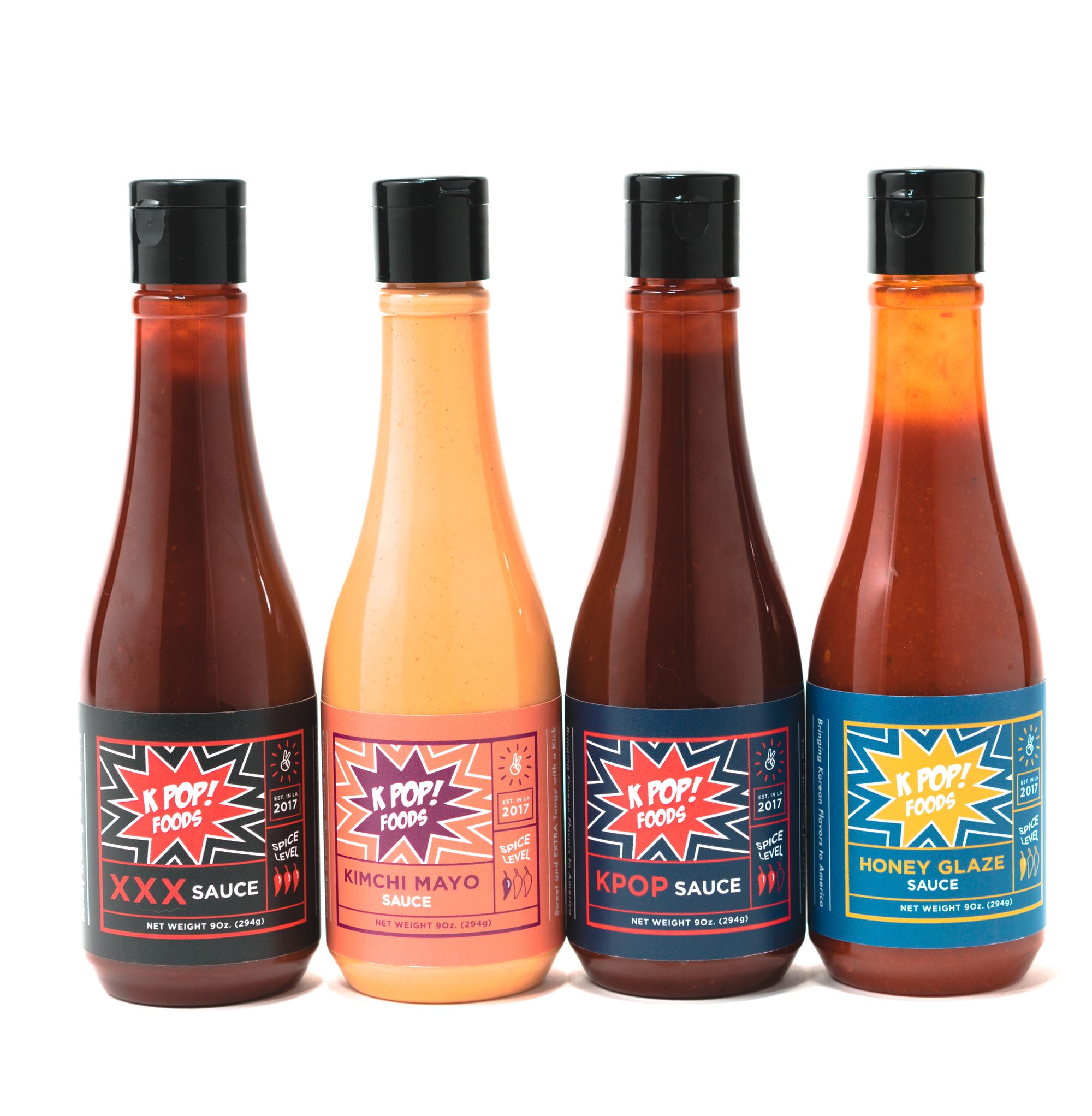 KPOP sauce bottles