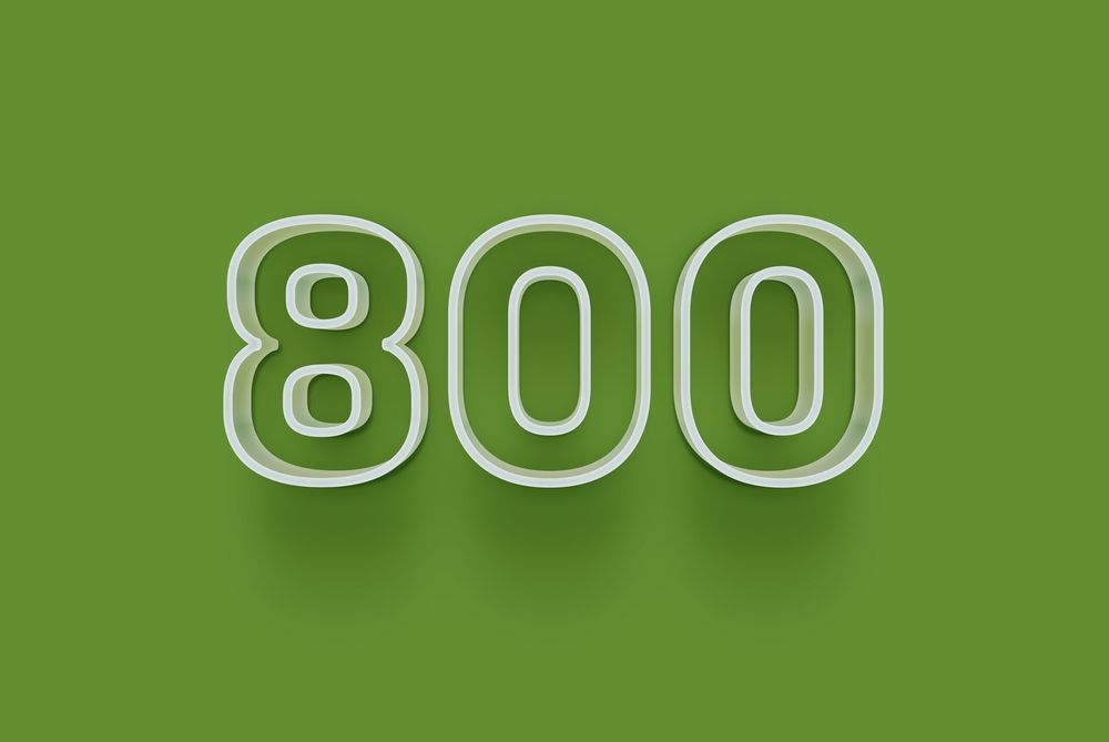 number 800
