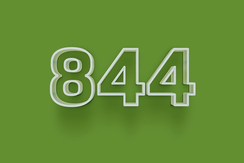844 number