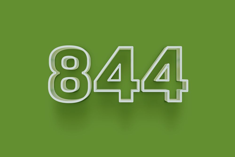 844 number