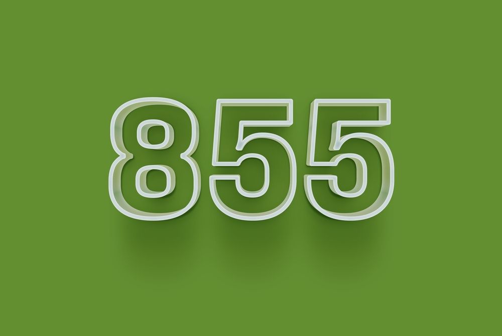 855 number