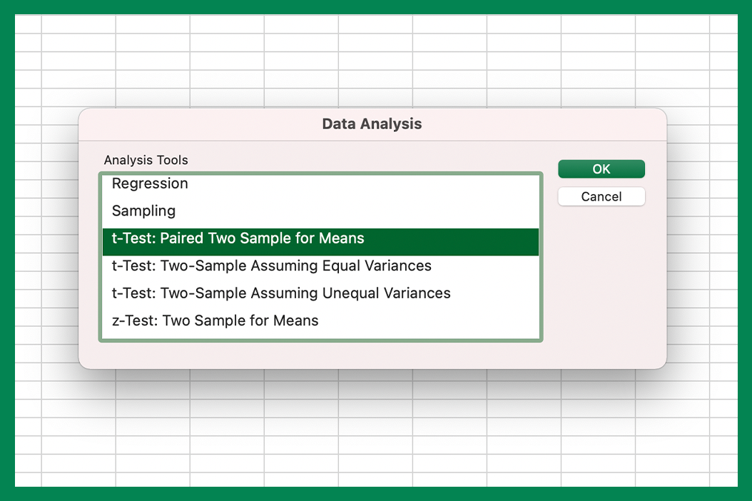 Data Analysis Toolpak