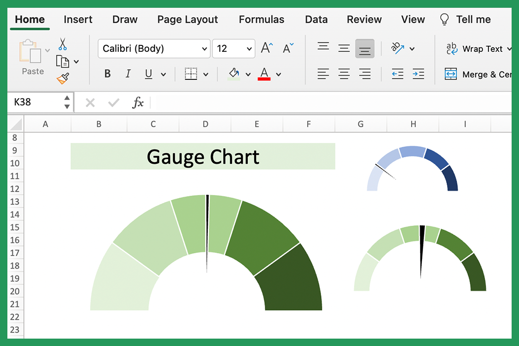 Completed Gauge Chart