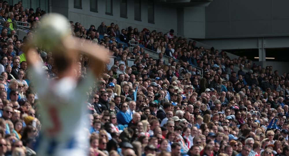 Throw-In at Brighton Football Match