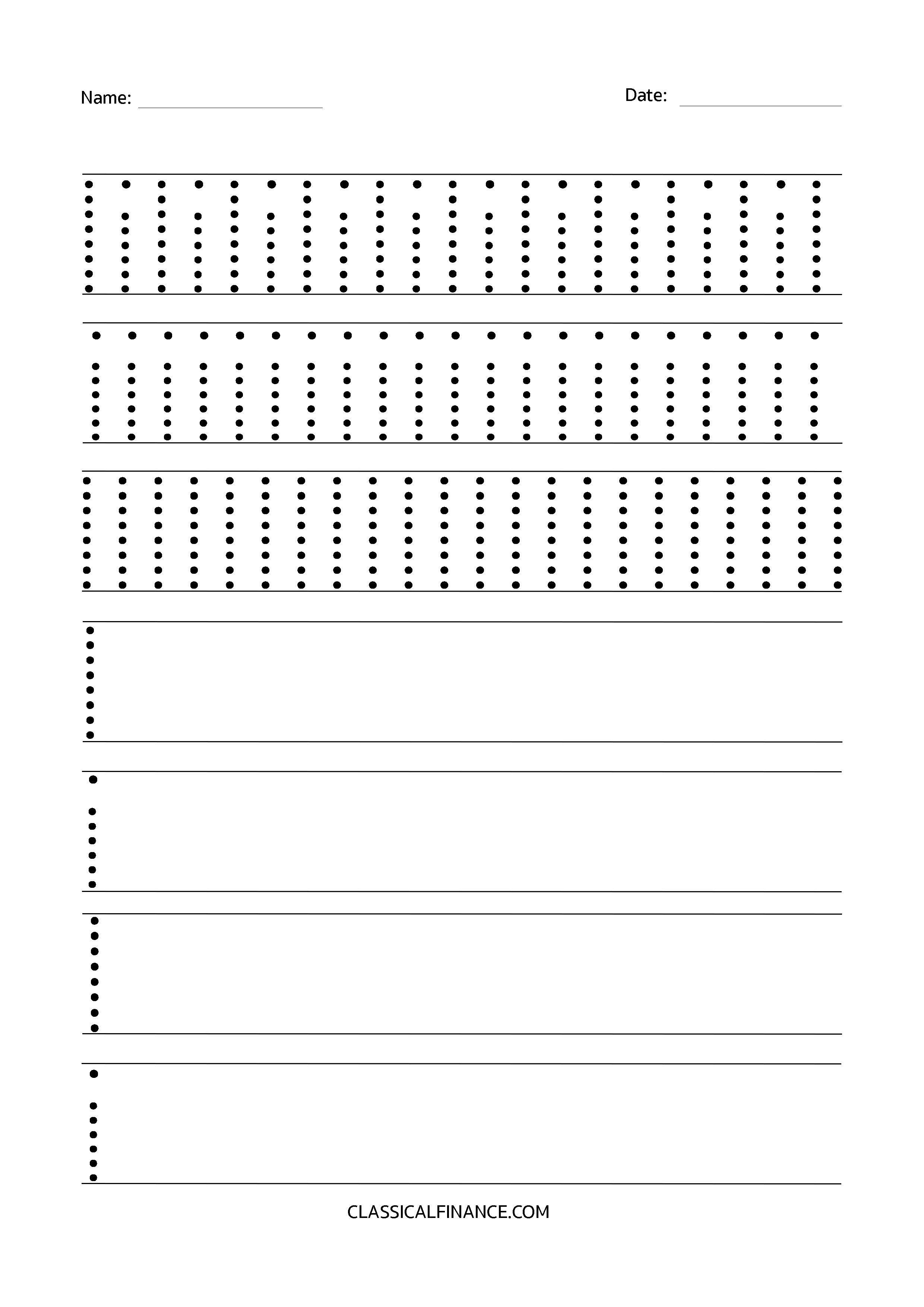 Letter I Worksheet