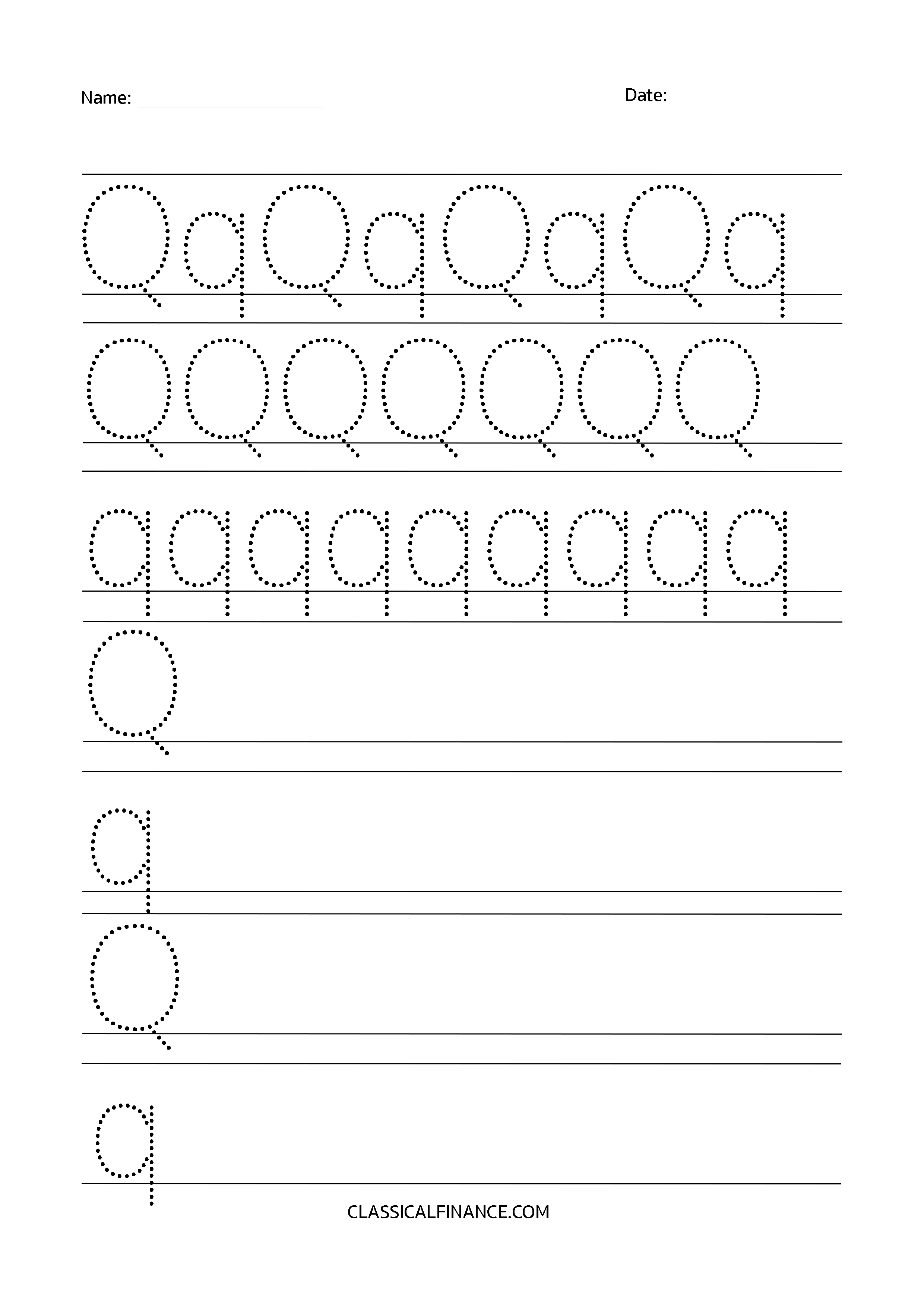 Letter Q Worksheet 1