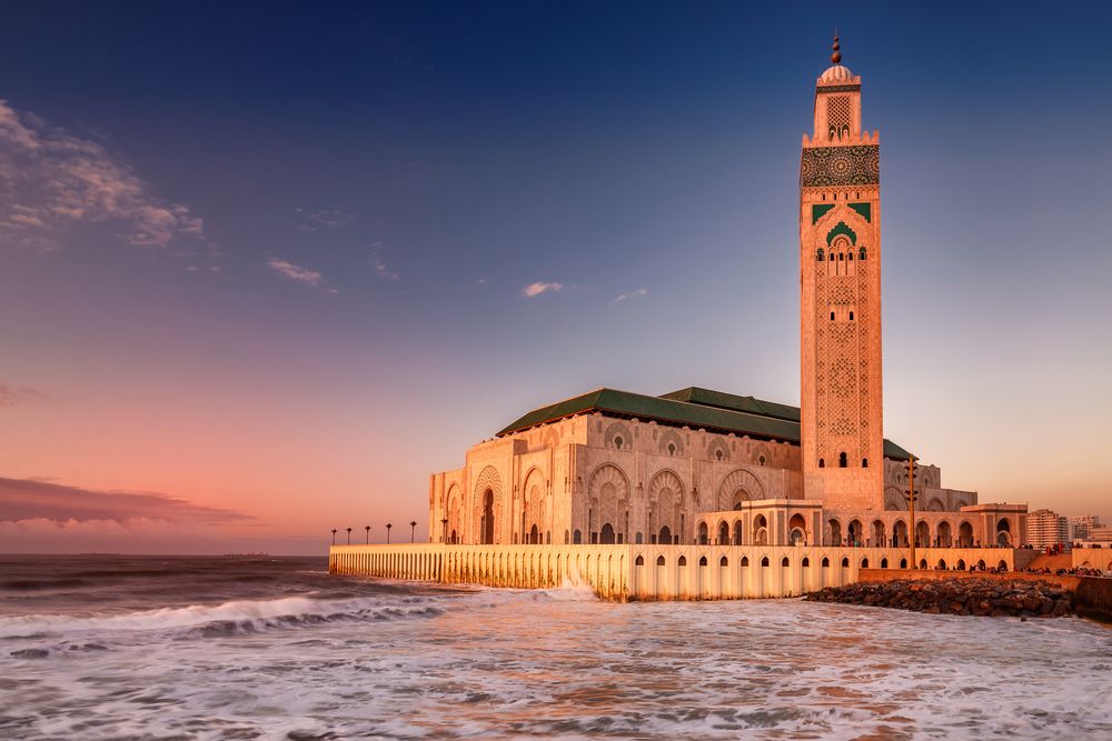 Hassan II Mosque in Casablanca