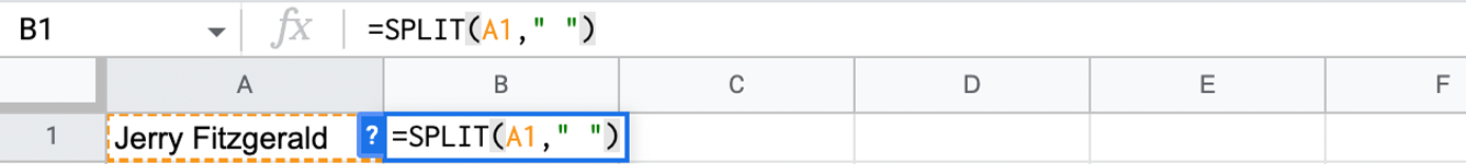 How To Split First And Last Names In Google Sheets