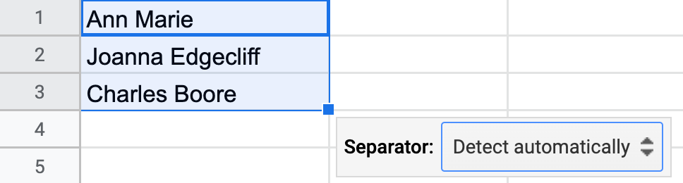 How To Split First And Last Names In Google Sheets