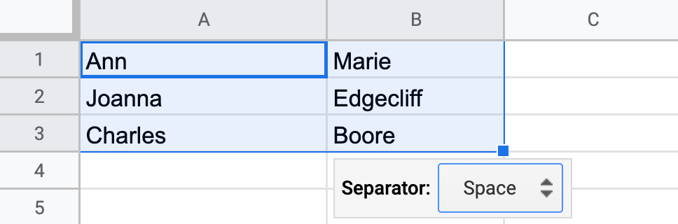 How To Split First And Last Names In Google Sheets