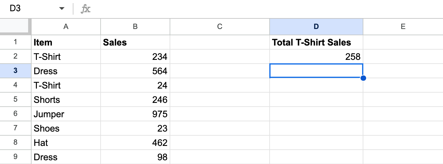 SUMIF Function in Google Sheets - The Ultimate Guide