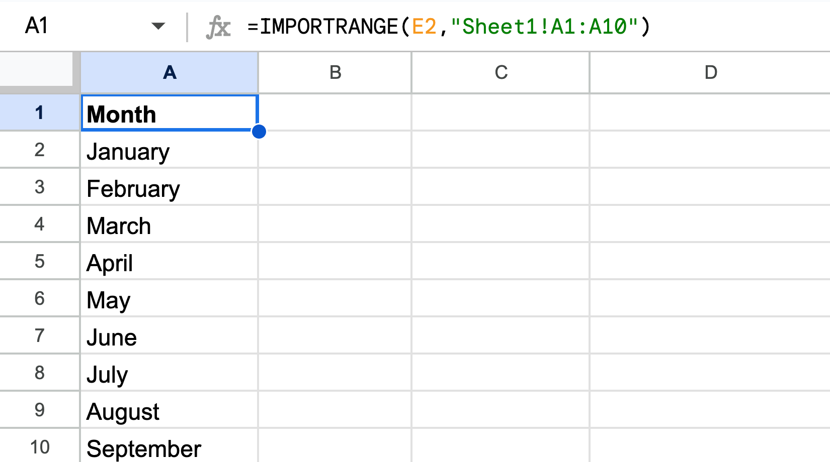 Google Sheets IMPORTRANGE Walkthrough