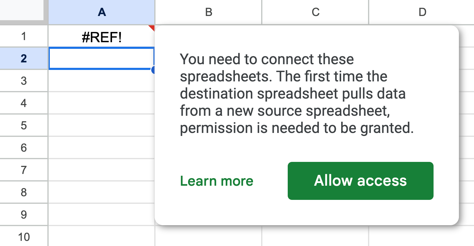 Google Sheets IMPORTRANGE Walkthrough