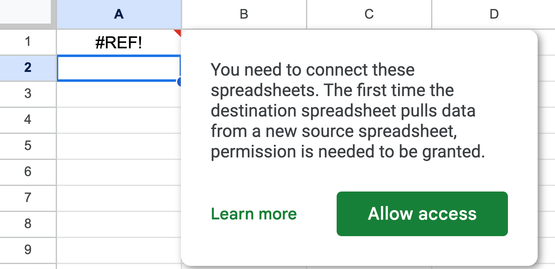 Google Sheets IMPORTRANGE Walkthrough