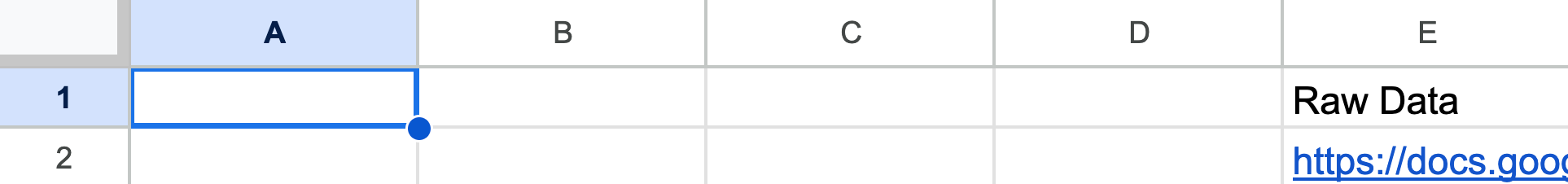 spreadsheet cell reference in E2