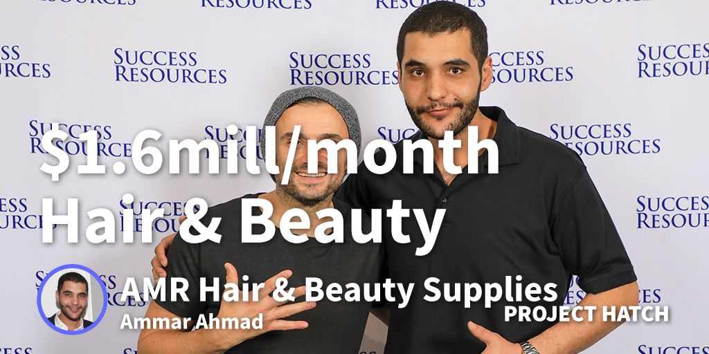 Hair and Beauty Idea at 14, Eftpos Machine at 18, $1.6m/month at 29