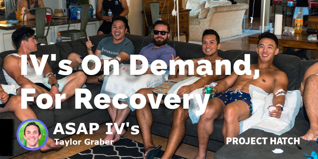 IV’s on Demand for Hangovers, Vitamins and Recovery
