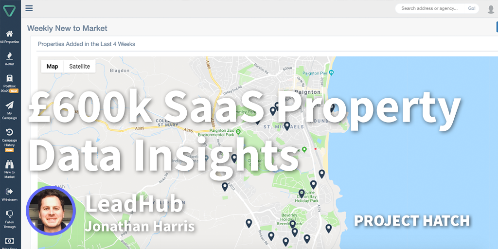 £600k Year One Providing Data Insights For UK Estate Agents