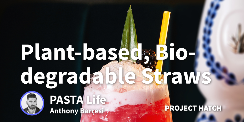 Eliminating Single-Use Plastic Straws Through Plant-Based, Gluten-Free and Biodegradable Straws