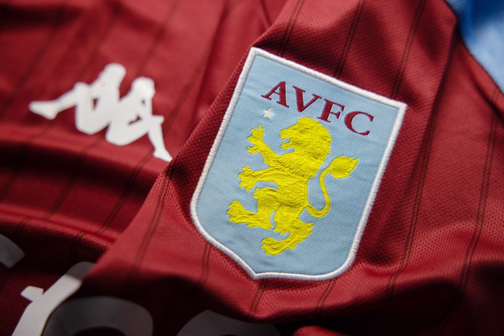 Aston Villa shirt with badge