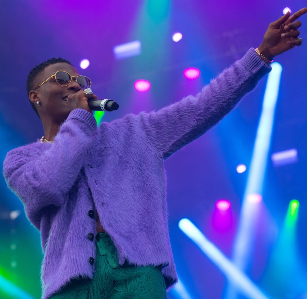 Wizkid Singing