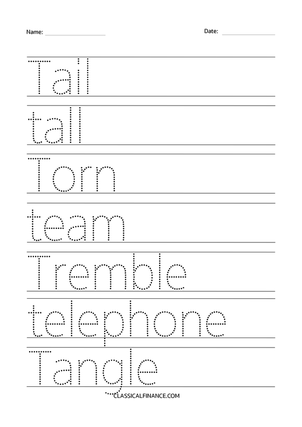 Letter Of The Week T Letter T Worksheets Preschool Le vrogue.co