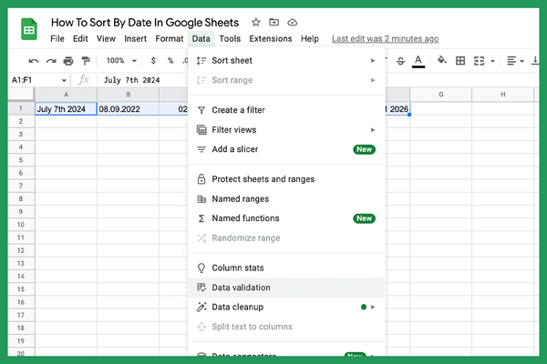 How To Sort By Date In Google Sheets | Classical Finance